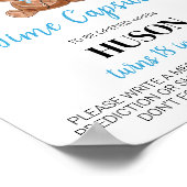 Poster Pancarte capsule temporelle d'anniversaire au ball (Coin)