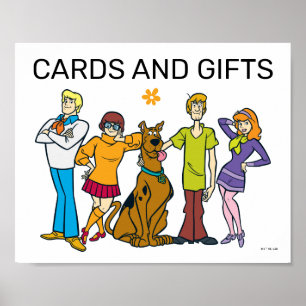 Poster Pancarte cartes et cadeaux d'anniversaire Scooby-D