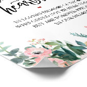 Poster Pancarte commémorative rustique pour toujours dans (Coin)