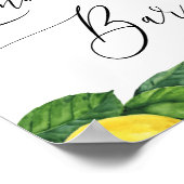 Poster Pancarte de bar à limonade | Station de boisson de (Coin)