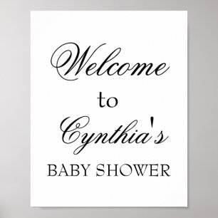 Poster Pancarte de bienvenue