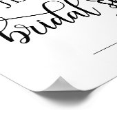 Poster Pancarte de bienvenue Fleurs roses pour mariage (Coin)