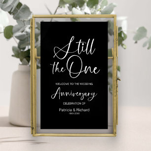 Poster Pancarte de bienvenue pour anniversaire de mariage