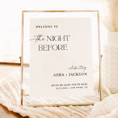 Poster Pancarte de bienvenue pour dîner de répétition min