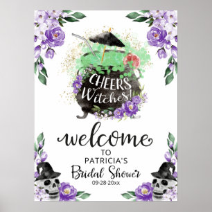 Poster Pancarte de bienvenue pour la fête de fiançailles 