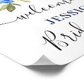 Poster Pancarte de bienvenue pour la fête prénuptiale tou (Coin)