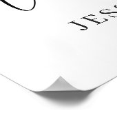 Poster Pancarte de bienvenue pour le dîner de répétition  (Coin)