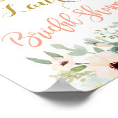 Poster Pancarte de bienvenue pour mariage de succulentes (Coin)