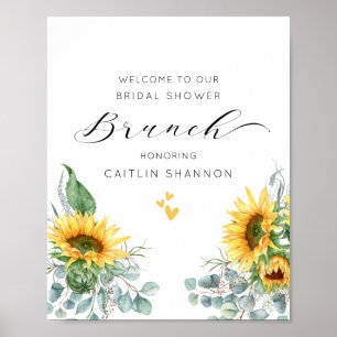 Poster Pancarte de bienvenue pour un mariage avec tournes