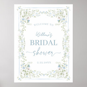 Poster Pancarte de bienvenue pour une baby shower de mari