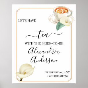 Poster Pancarte de bienvenue pour une baby shower de mari