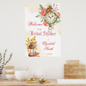 Poster Pancarte de bienvenue pour une fête de mariage aut (Cuisine)