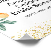 Poster Pancarte de bienvenue pour une fête de mariage Ora (Coin)