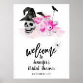 Poster Pancarte de bienvenue pour une fête prénuptiale su (Devant)
