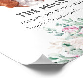 Poster Pancarte de boisson signature pour chien Basset Ho (Coin)