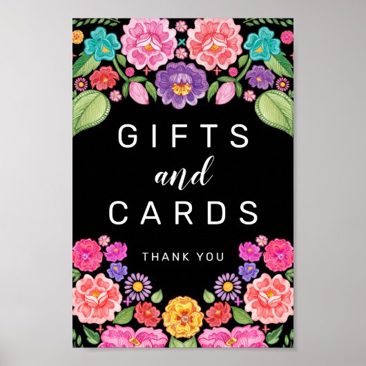 Poster Pancarte de cadeaux et cartes de fête (Devant)