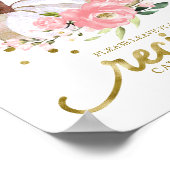 Poster Pancarte de Cartes de Recette pour une Baby Shower (Coin)
