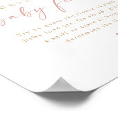 Poster Pancarte de devinette de nourriture pour bébé sur (Coin)