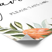 Poster Pancarte de faveurs Petite Douce Clémentines et Ve (Coin)