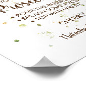 Poster Pancarte de Fête de Mariage Herbal Pimp your Prose (Coin)