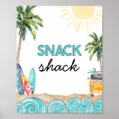 Poster Pancarte de fête Snack Shack (Devant)
