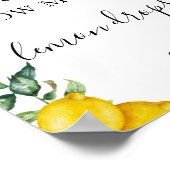 Poster Pancarte de jeu Combien de citrons (Coin)