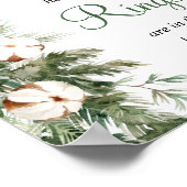 Poster Pancarte de mariage : combien de bagues ? (Coin)