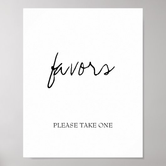 Poster Pancarte de mariage en calligraphie de Brittany Bl (Devant)