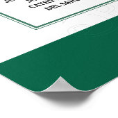 Poster Pancarte de plan de sièges sur le thème du concert (Coin)