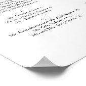 Poster Pancarte de plan de table de mariage au marsala de (Coin)