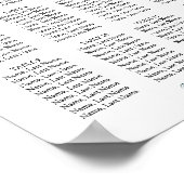 Poster Pancarte de plan de table pour 12 tables (Coin)