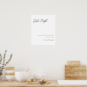 Poster Pancarte de pot de nuit de date Conseils de mariag (Cuisine)