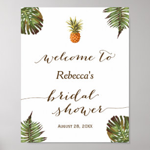 Poster Pancarte de Réception de Mariage sur le Thème des