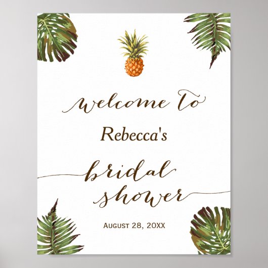 Poster Pancarte de Réception de Mariage sur le Thème des (Devant)