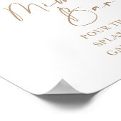 Poster Pancarte de salle de bar Mimosa Floral Boho Blush (Coin)