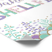 Poster Pancarte de selfie de sirène sous le décor de phot (Coin)