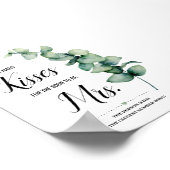 Poster Pancarte Eucalyptus Combien de baisers pour la fut (Coin)