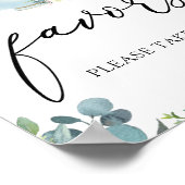 Poster Pancarte Faveurs pour le Thé (Coin)