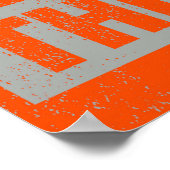 Poster Pancarte 'Haut vers le haut' (Coin)