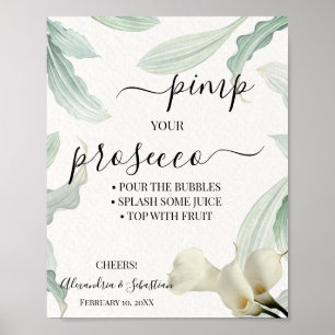 Poster Pancarte pour enterrement de vie de jeune fille Pr