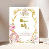 Pancarte Taille du Ventre de Maman Princesse Royal