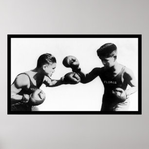 Poster Pancho Villa Boxing Champ 1922