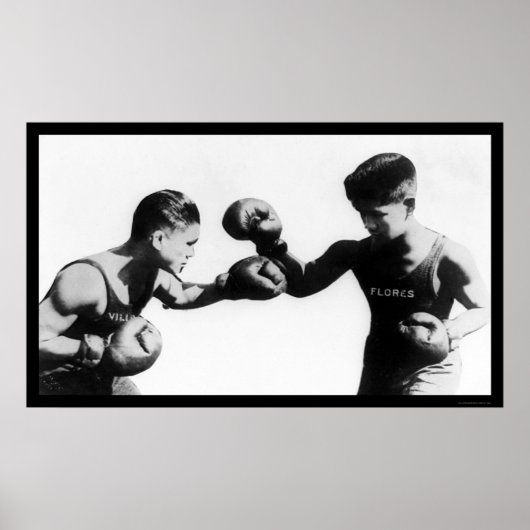 Poster Pancho Villa Boxing Champ 1922 (Devant)