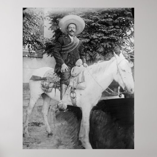 Poster Pancho Villa général révolutionnaire mexicain (Devant)