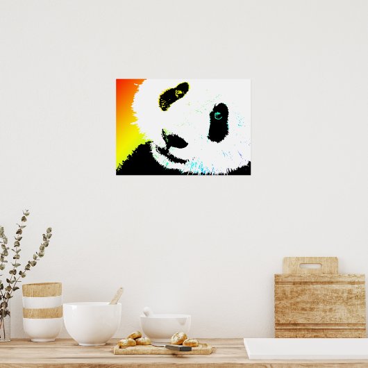 Poster panda. (Cuisine)