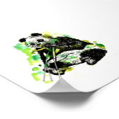Poster Panda aquarelle (Coin)