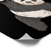 Poster Panda Asl Gesture main Sourde Sensibilisation à la (Coin)