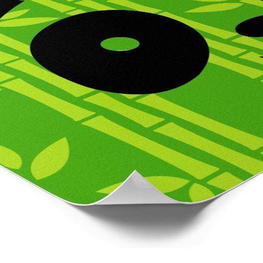 Poster panda_bambou (Coin)