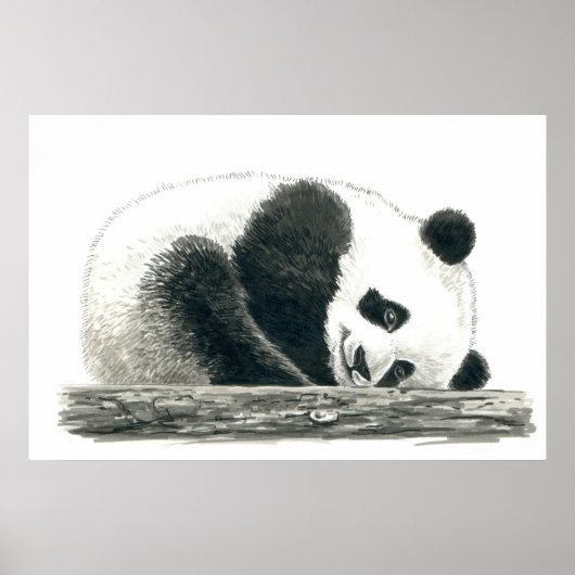 Poster Panda bear (Devant)