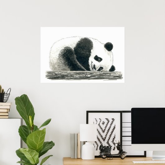 Poster Panda bear (Bureau à domicile)